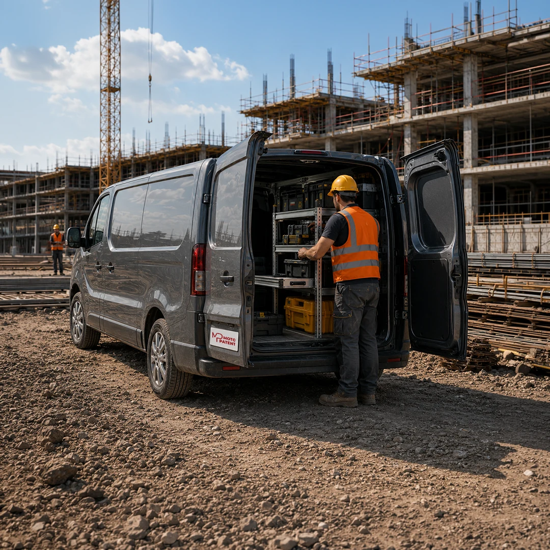Załadunek przez tylne drzwi Renault Trafic Grand